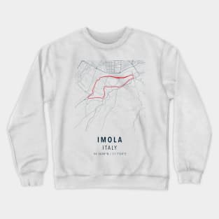 imola simple map Crewneck Sweatshirt